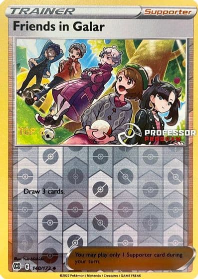 Friends in Galar (2022) Professor Program Promos Pokemon card