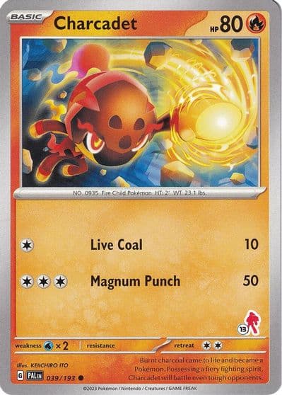 Charcadet - Armarouge 13 Battle Academy 2024 Pokemon card