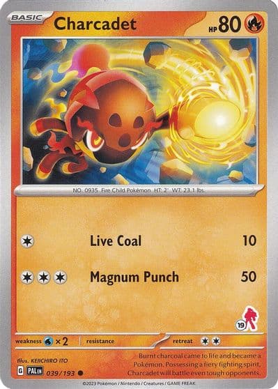 Charcadet - Armarouge 19 Battle Academy 2024 Pokemon card