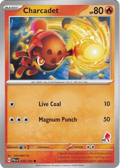 Charcadet - Armarouge 56 Battle Academy 2024 Pokemon card