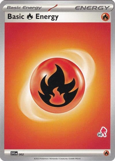 Basic Fire Energy - Armarouge 20 Battle Academy 2024 Pokemon card