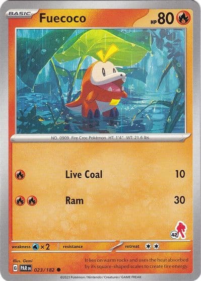 Fuecoco - Armarouge 42 Battle Academy 2024 Pokemon card