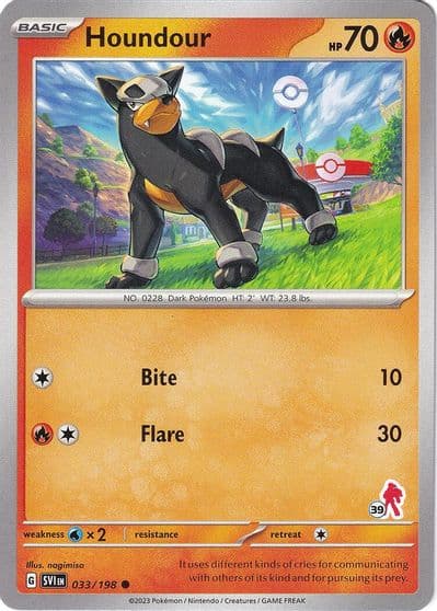 Houndour - Armarouge 39 Battle Academy 2024 Pokemon card