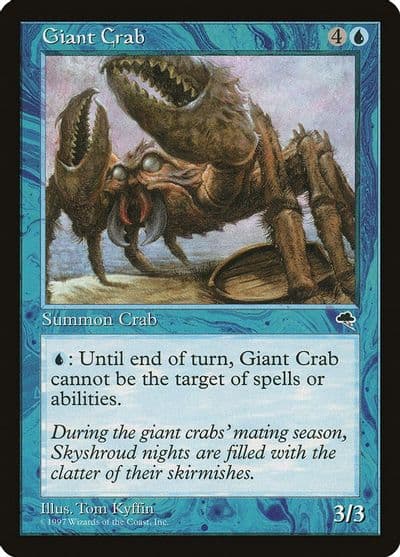 Giant Crab Tempest Magic card