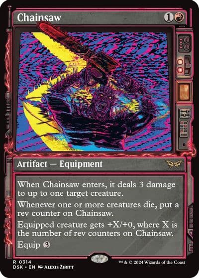Chainsaw Showcase Duskmourn: House of Horror Magic card