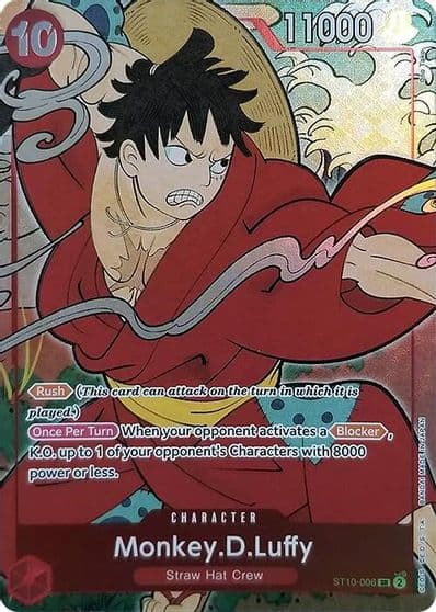 MonkeyDLuffy English Version 1st Anniversary Set One Piece Promotion Cards One Piece card