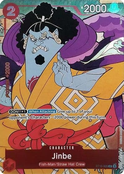 Jinbe English Version 1st Anniversary Set One Piece Promotion Cards One Piece card