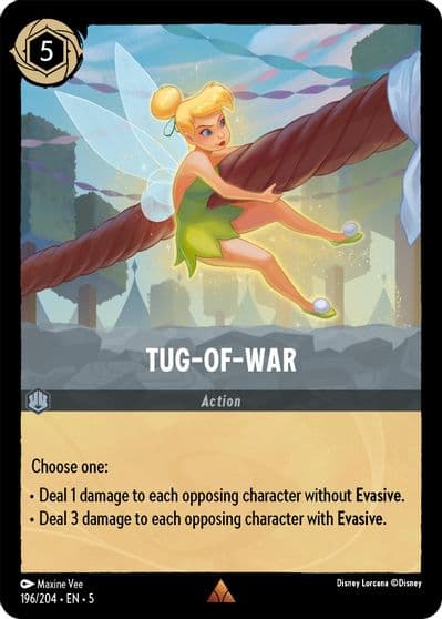 Tug of War Shimmering Skies Lorcana card