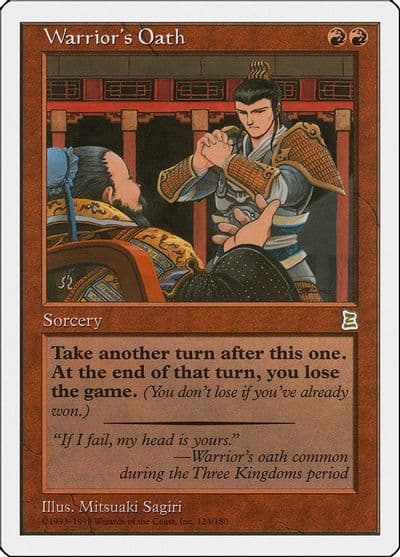 Warriors Oath Portal Three Kingdoms Magic card