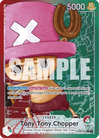 Tony TonyChopper 001 Parallel Two Legends One Piece card