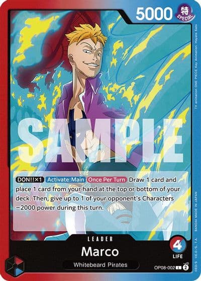 Marco Two Legends One Piece card