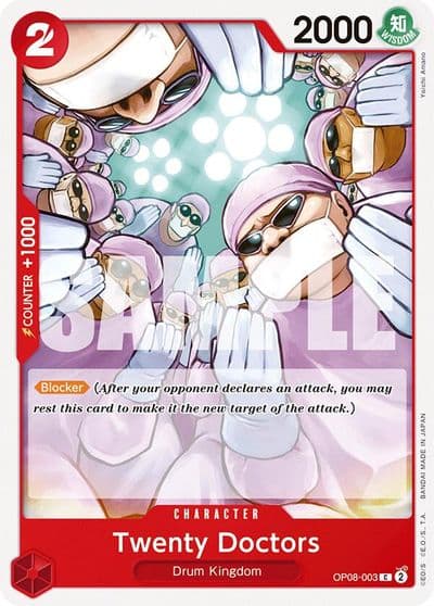 Twenty Doctors Two Legends One Piece card