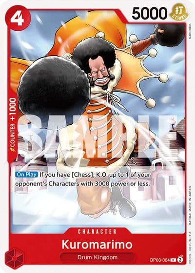 Kuromarimo Two Legends One Piece card
