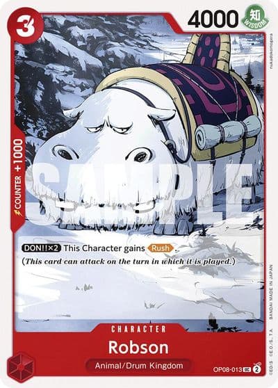 Robson Two Legends One Piece card