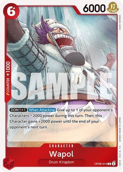 Wapol Two Legends One Piece card