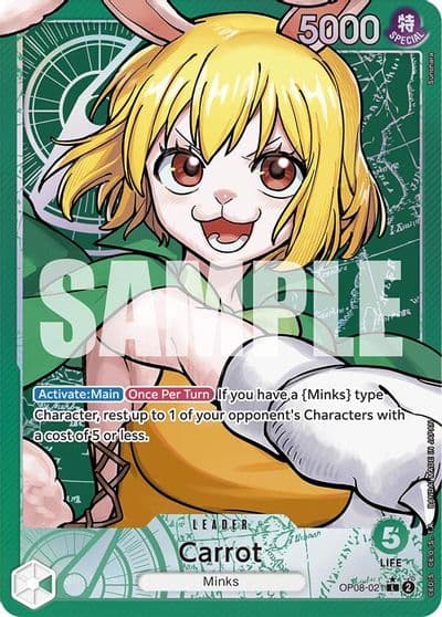 Carrot 021 Parallel Two Legends One Piece card