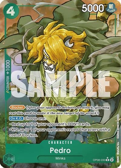 Pedro Parallel Two Legends One Piece card