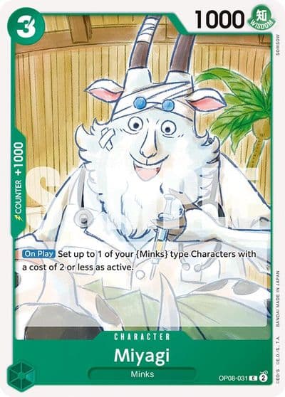 Miyagi Two Legends One Piece card