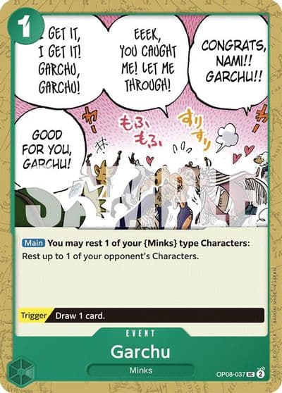 Garchu Two Legends One Piece card