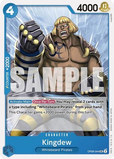 Kingdew Two Legends One Piece card