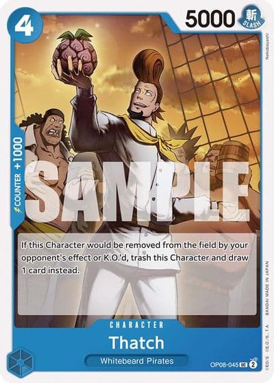 Thatch Two Legends One Piece card