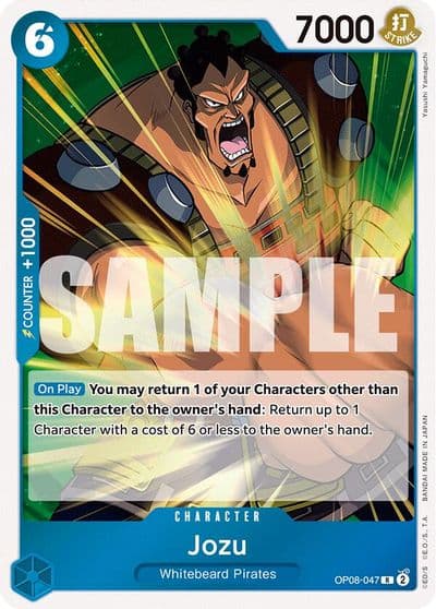 Jozu Two Legends One Piece card