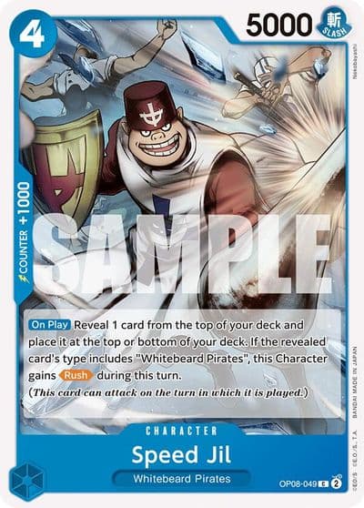 Speed Jil Two Legends One Piece card