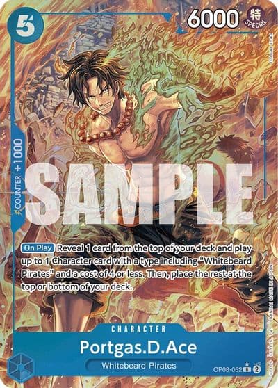 PortgasDAce Parallel Two Legends One Piece card
