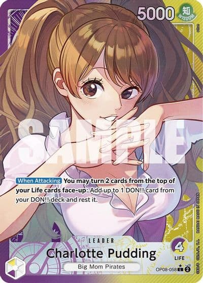 Charlotte Pudding 058 Parallel Two Legends One Piece card