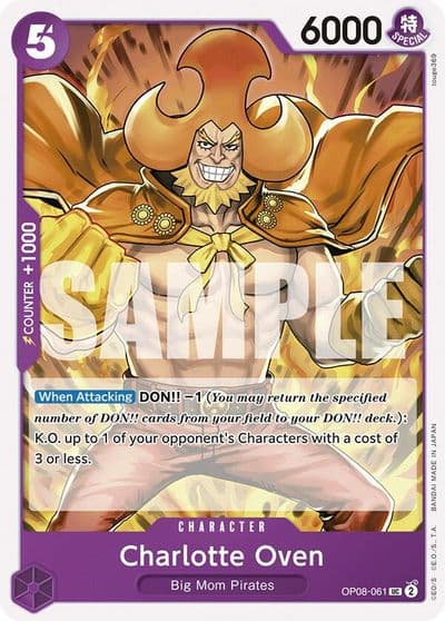 Charlotte Oven Two Legends One Piece card
