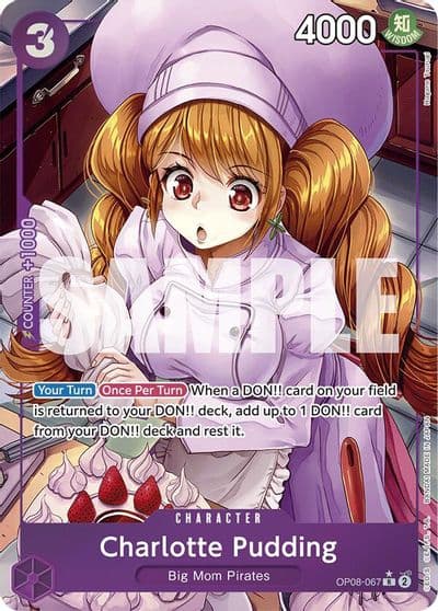 Charlotte Pudding 067 Parallel Two Legends One Piece card