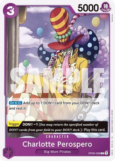 Charlotte Perospero Two Legends One Piece card