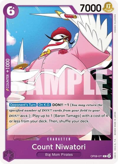 Count Niwatori Two Legends One Piece card