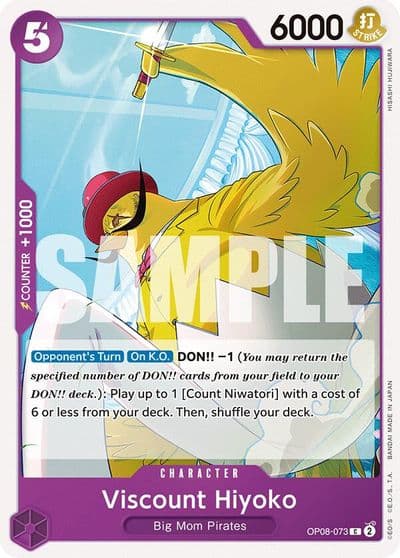 Viscount Hiyoko Two Legends One Piece card