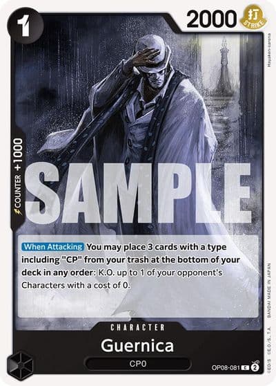 Guernica Two Legends One Piece card
