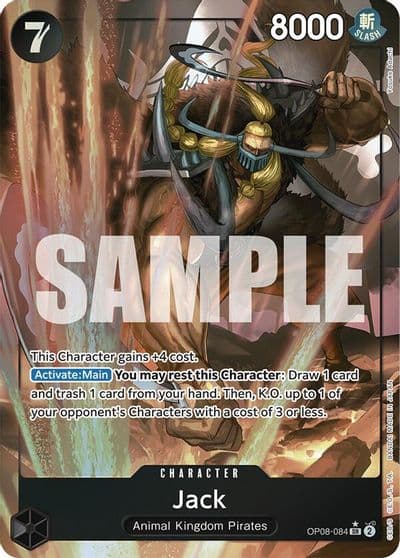 Jack Parallel Two Legends One Piece card