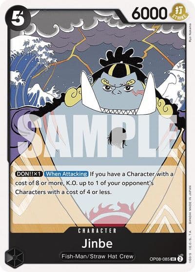 Jinbe Two Legends One Piece card