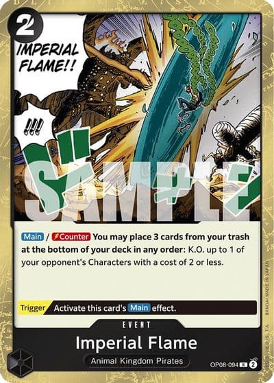 Imperial Flame Two Legends One Piece card