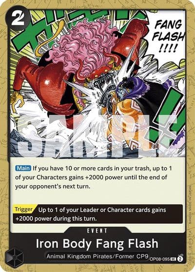 Iron Body Fang Flash Two Legends One Piece card