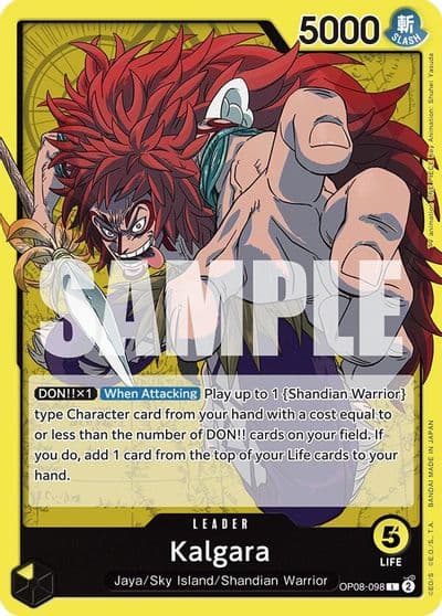 Kalgara 098 Two Legends One Piece card