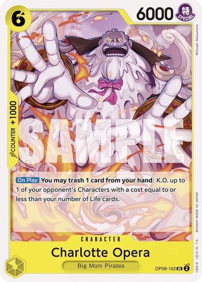 Charlotte Opera Two Legends One Piece card