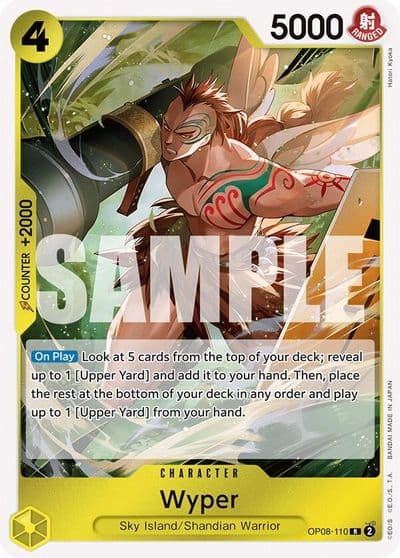 Wyper Two Legends One Piece card