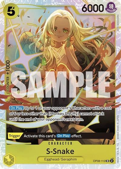 S Snake Two Legends One Piece card