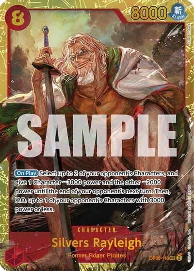 Silvers Rayleigh Two Legends One Piece card