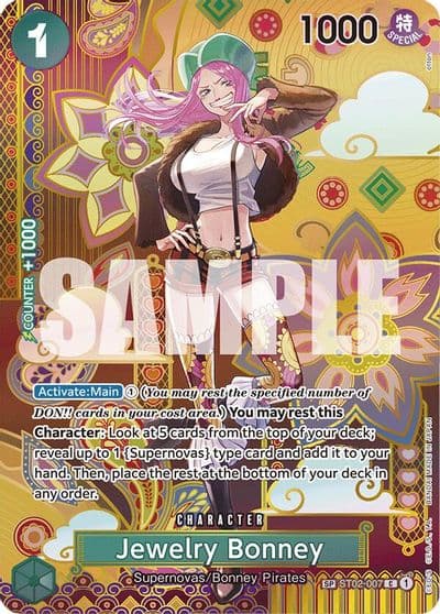 Jewelry Bonney SP Two Legends One Piece card
