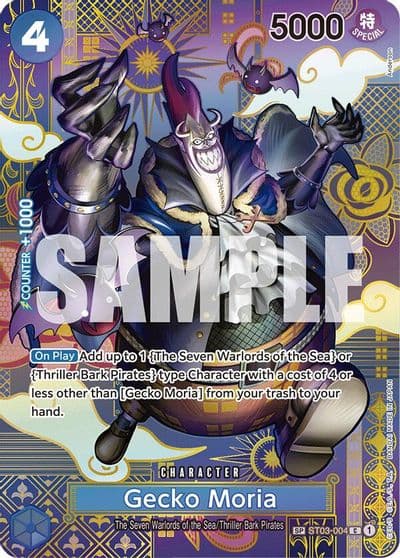 Gecko Moria SP Two Legends One Piece card