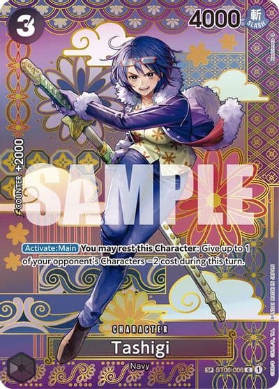 Tashigi SP Two Legends One Piece card