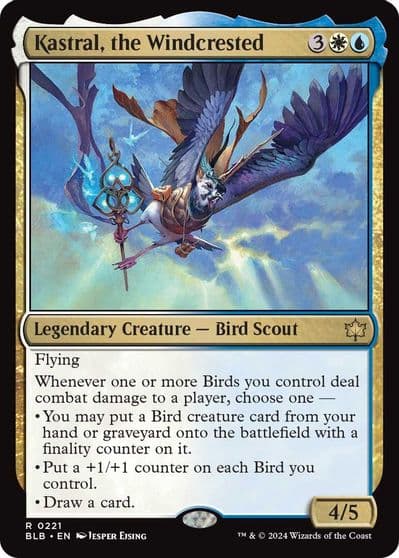 Kastral the Windcrested Bloomburrow Magic card