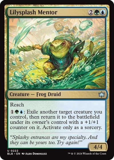 Lilysplash Mentor Bloomburrow Magic card