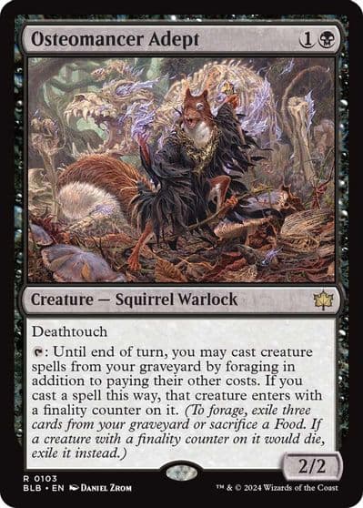 Osteomancer Adept Bloomburrow Magic card
